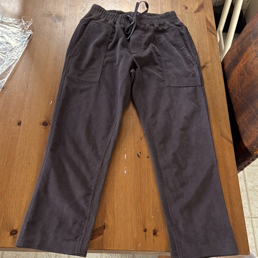 James Perse faux suede joggers 0